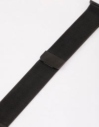 Black Mesh Watch Band 38/40/41mm - link has visual effect only