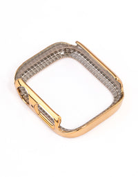 Gold Diamante Watch Case 40/41mm - link has visual effect only