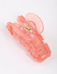 Blush Acrylic Flower Diamante Hair Claw Clip - link has visual effect only