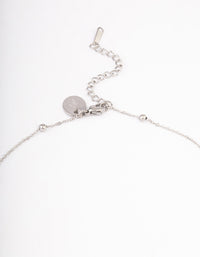 Stainless Steel Y Drop Ball Cross Necklace - link has visual effect only