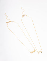 Gold Plated Angel Number '777' Layered Necklace - link has visual effect only