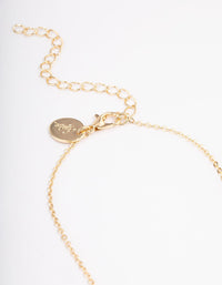 Gold Plated Angel Number '888' Layered Necklace - link has visual effect only