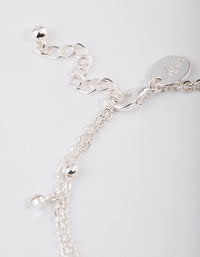 Silver Animal & Diamante Charm Anklet Pack - link has visual effect only