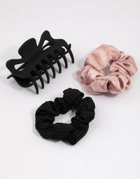 Mixed Hair Claw & Scrunchie Pack - link has visual effect only