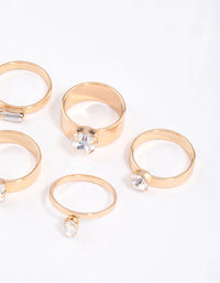 Gold Mixed Shape Clean Ring Pack - link has visual effect only