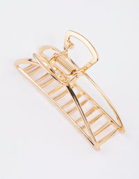 Gold Large Outline Claw Clip - link has visual effect only