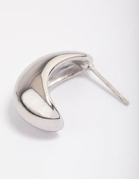 Waterproof Stainless Steel Small Bubble Hoop Earrings - link has visual effect only