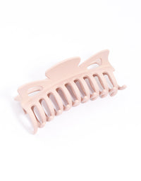 Blush Acrylic Triangular Cut Out Claw Clip - link has visual effect only