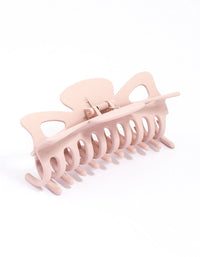 Blush Acrylic Triangular Cut Out Claw Clip - link has visual effect only