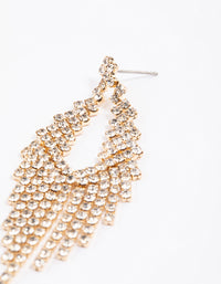 Gold Cupchain Cascade Earrings - link has visual effect only