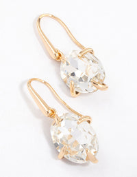 Gold Irregular Claw Earrings & Polishing Set - link has visual effect only