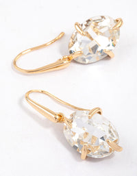 Gold Irregular Claw Earrings & Polishing Set - link has visual effect only