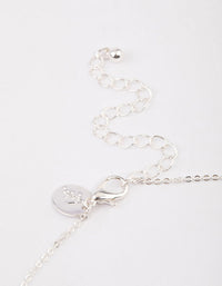 Silver Pave Butterfly Necklace & Polishing Set - link has visual effect only