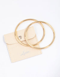 Gold Plain Bangle & Polishing Set - link has visual effect only