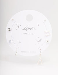 Silver Plated Libra Earring Pack - link has visual effect only