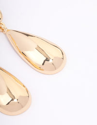 Gold Teardrop Earrings - link has visual effect only