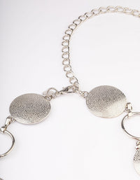 Silver Stipple & Open Circle Belt - link has visual effect only