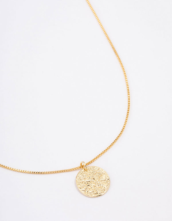 Gold Plated Angel Pendant Necklace