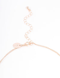 Rose Gold Teardrop Jewellery Set - link has visual effect only