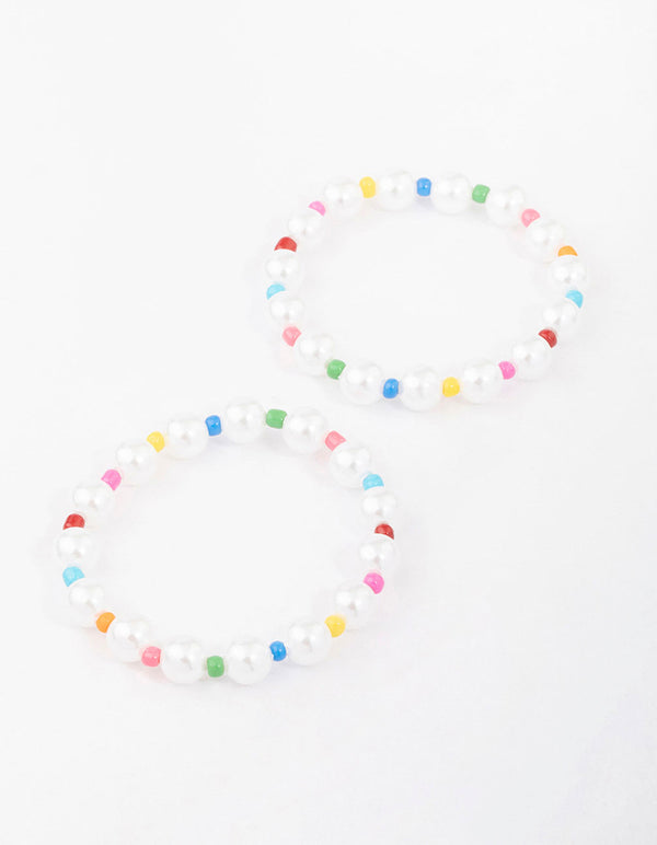 Beaded Pearl Bracelet Pack