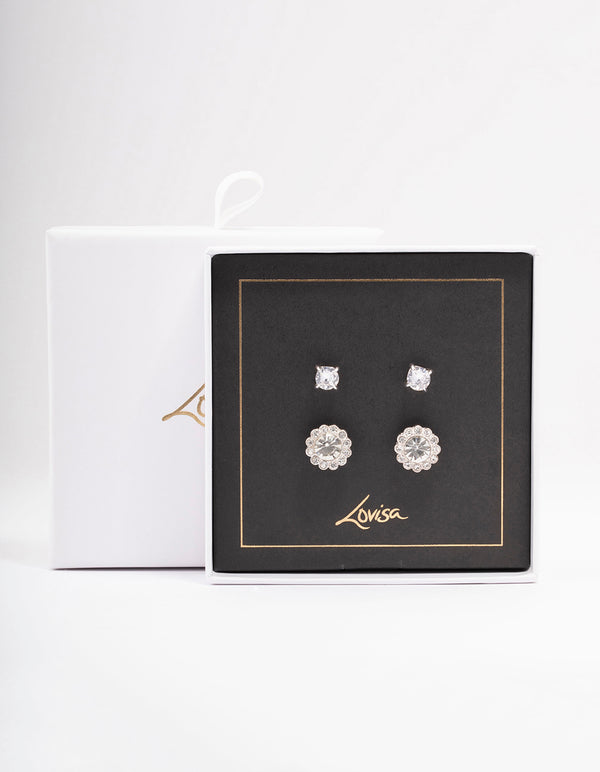 Pack of sale stud earrings