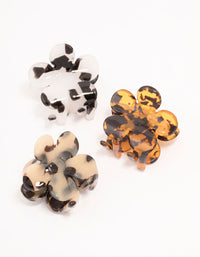 Small Daisy Hair Claw Clip 3-Pack - link has visual effect only