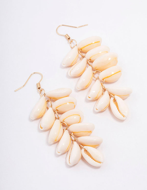 Natural Shell Drop Earrings