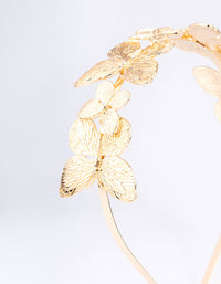 Gold Decorative Butterfly Headband - link has visual effect only