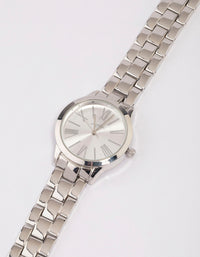 Silver Large Roman Numeral Watch - link has visual effect only