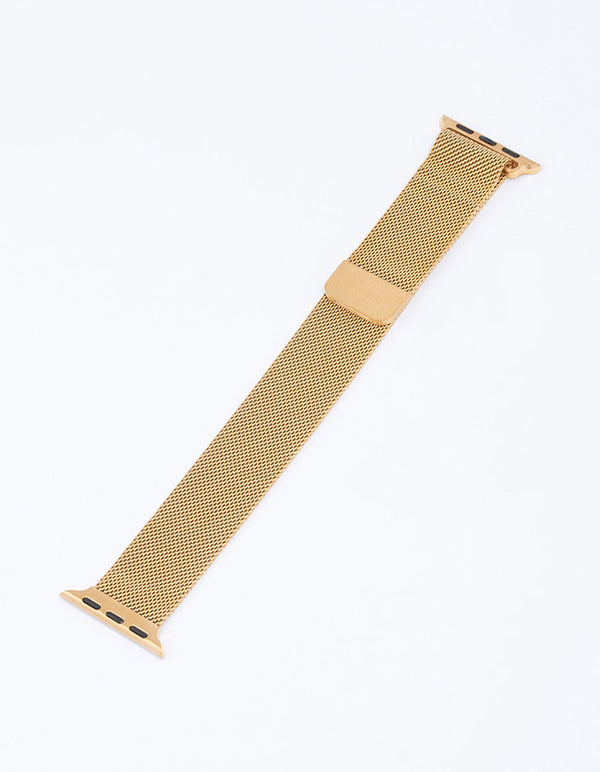 Gold Mesh Watch Band 42/44/45mm