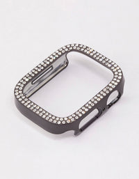 Black Diamante Encrusted Watch Case 40/41mm - link has visual effect only