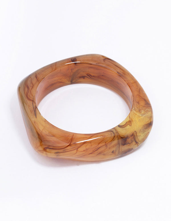 Neutral Organic Marble Bangle