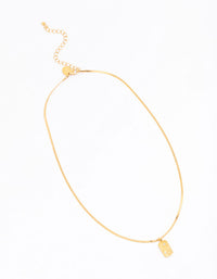 Waterproof Gold Plated Stainless Steel Stars Night Pendant Necklace - link has visual effect only