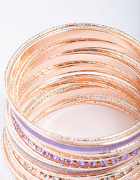 Rose Gold Cupchain Glitter Bracelet Pack - link has visual effect only