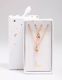 Gold Semi-Precious Shard Necklace Pack - link has visual effect only