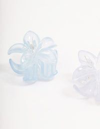 Pastel Mini Tropical Hair Claw 6-Pack - link has visual effect only