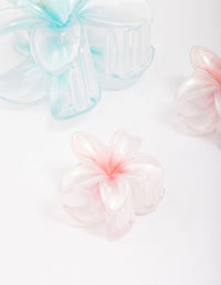 Hibiscus Hair Claw Clip 3-Pack - link has visual effect only