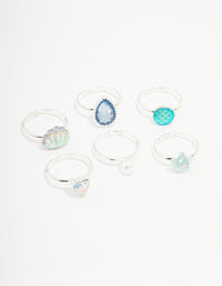 Kids Mermaid Ring Pack - link has visual effect only