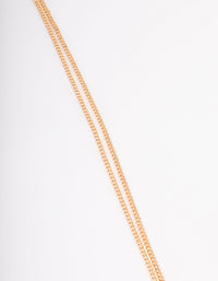 Gold Mixed Petal Toggle Lariat Necklace - link has visual effect only