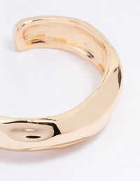 Gold Molten Wrist Cuff - Lovisa