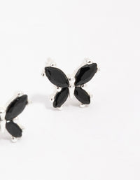 Sterling Silver Mini Butterfly Stud Earrings - link has visual effect only