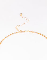 Gold Mixed Bead Long Necklace - link has visual effect only