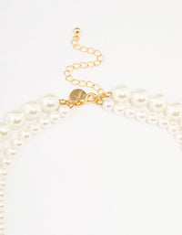 Mixed Double Freshwater Pearl Strand Necklace - link has visual effect only