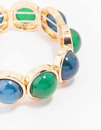 Gold Stretchy Stone Bracelet - link has visual effect only