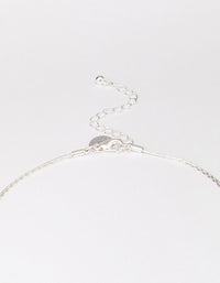 Silver Pearl Multi Row Layered Necklace - link has visual effect only