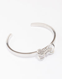 Silver Bow Wrist Cuff - link has visual effect only