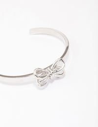 Silver Bow Wrist Cuff - link has visual effect only