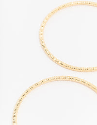 Gold Plated Texture Bangle 3-Pack - link has visual effect only