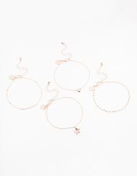 Rose Gold Timeless Bracelet 3-Pack - link has visual effect only