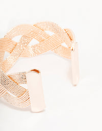 Rose Gold Twisted Wrist Cuff - link has visual effect only